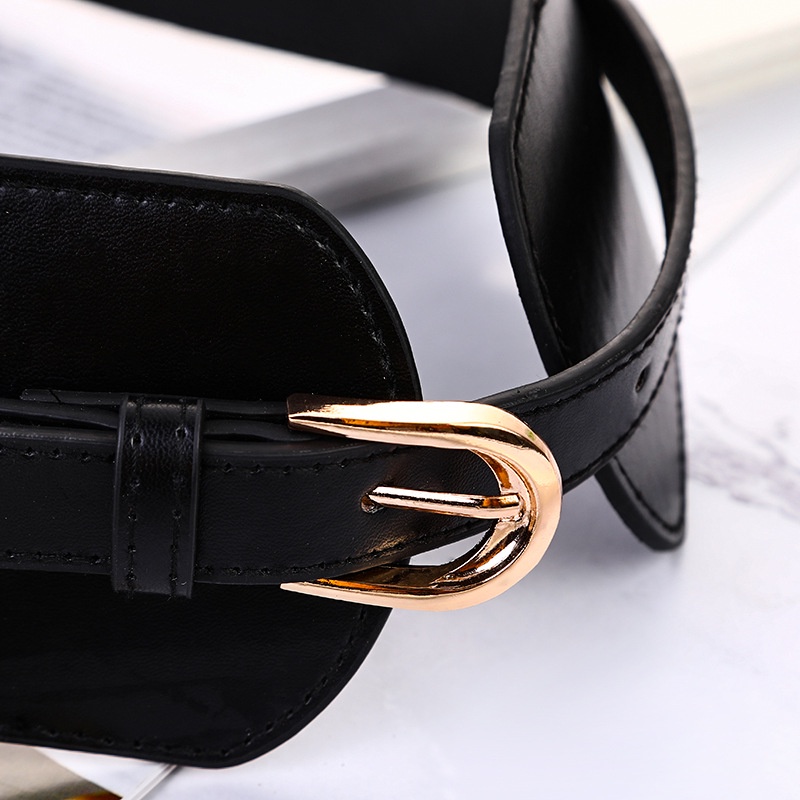 Thắt Lưng Da PU Bản To Phong Cách Sang Trọng Thời Trang Cho Nữ