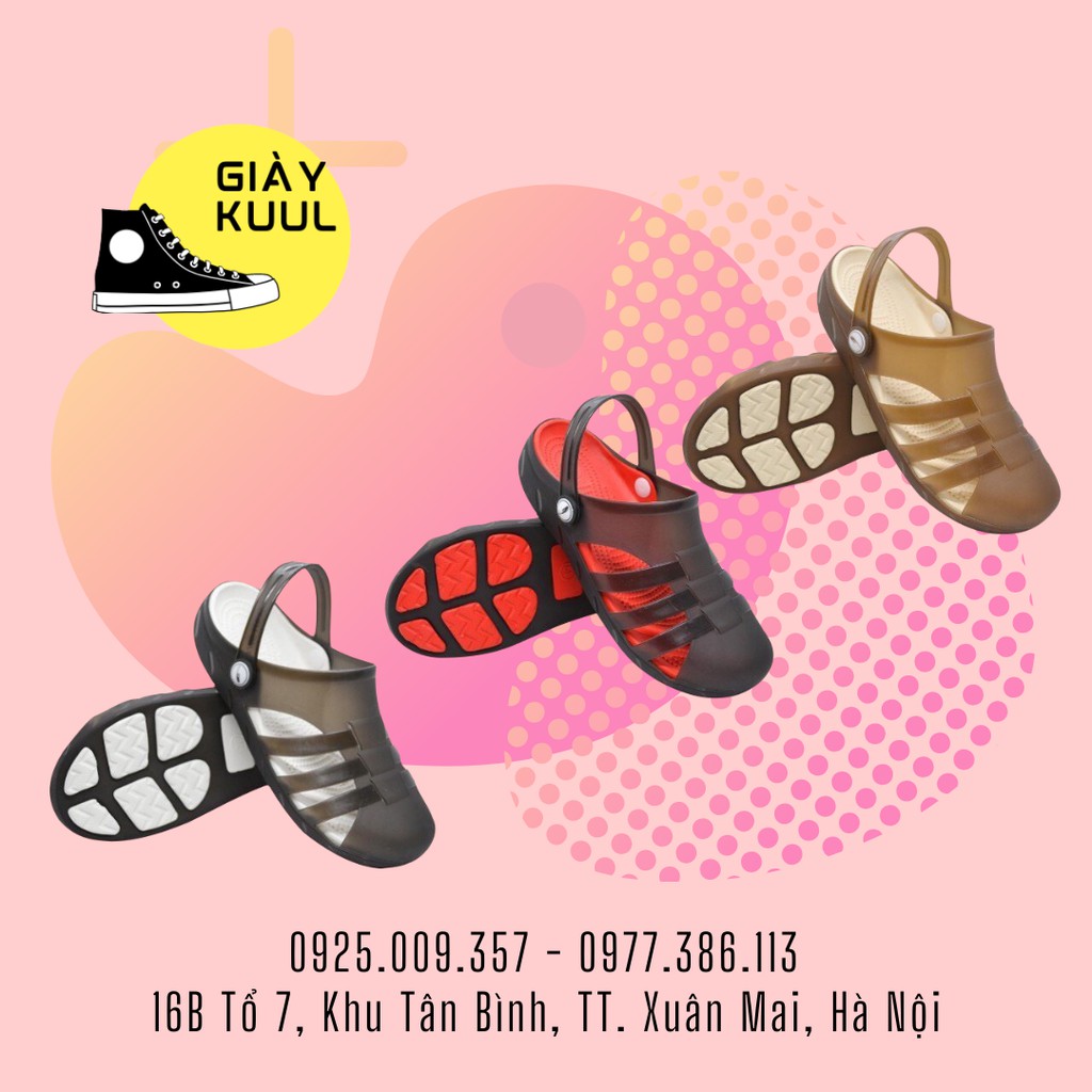 Dép sục rọ nhựa KUUL quai hậu siêu bền 🧡 K2927