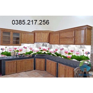 Tranh kính 3d ốp bếp