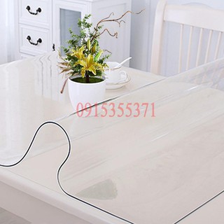 HCM-Nhựa trong suốt(1.4m x 60cm) độ dày 1.5mm trải bàn, trải giường