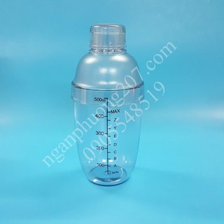 Combo 6 dụng cụ quầy pha chế ( Shaker 530ml in)