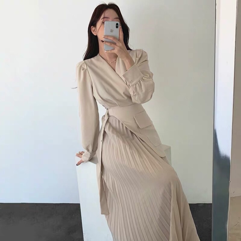 Váy vest xếp li siêu sang chảnh