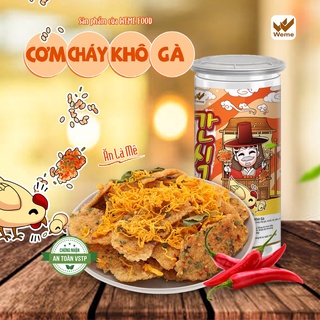 Cơm cháy lắc khô gà 300g Đồ ăn vặt Weme Food