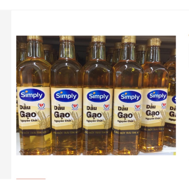 Dầu gạo Simply 1L