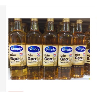 Dầu gạo Simply 1L