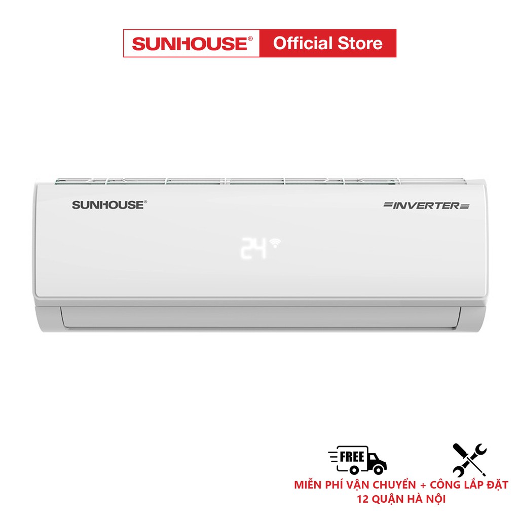 Miễn phí công lắp đặt_ Điều hòa không khí một chiều INVERTER SUNHOUSE SHR-AW09IC610