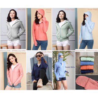 ⚡️BÁN SỈ⚡️Án nắng 1 lớp chùm kín mặt 7 màu dáng ngắn