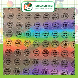 TEM 7 MÀU THIẾT KẾ THEO YÊU CẦU NHẬN IN SỐ LƯỢNG ÍT