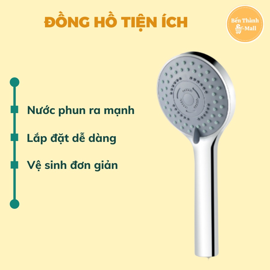 ✈️ [Freeship] VÒI HOA SEN TĂNG ÁP CAO CẤP MẶT VUÔNG KHÔNG GỈ SIÊU BỀN