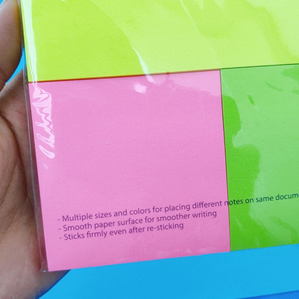 Giấy Nhớ Double A  [ 3 𝑺𝒊𝒛𝒆 ] Màu Dịu -Kích Thước Lần Lượt 𝟭𝟮𝟳*𝟳𝟲/𝟳𝟲*𝟳𝟲/𝟳𝟲*𝟱𝟭𝗺𝗺
