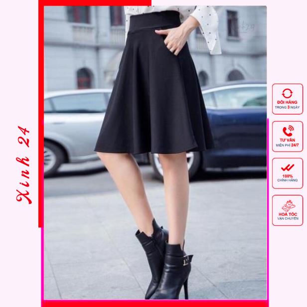 Chân váy xỏe gơn sóng cao cấp, hàng thiết kế, form chuẩn | BigBuy360 - bigbuy360.vn