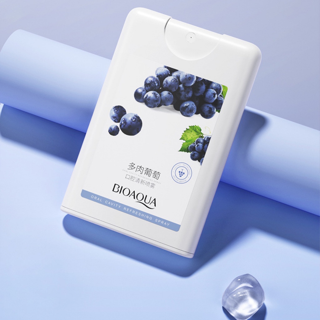 Xịt Thơm Miệng BIOAQUA Hoa Quả Thơm miệng sạch sẽ thơm tho Nội Địa Trung 20ml