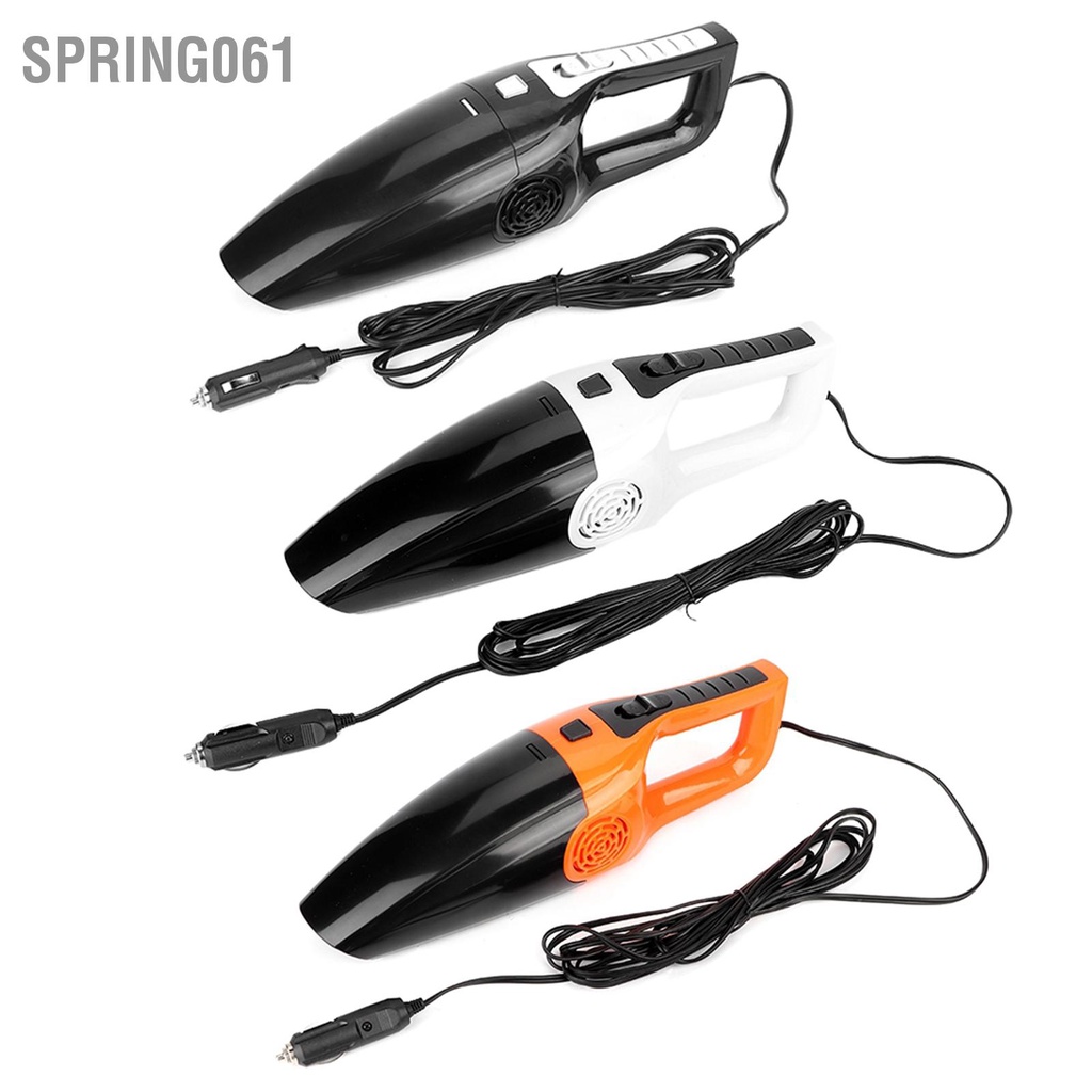 [Hàng Sẵn] Máy hút bụi ô tô 12V 3600pa Cầm tay Khô ướt Công dụng kép bắt【Spring061】