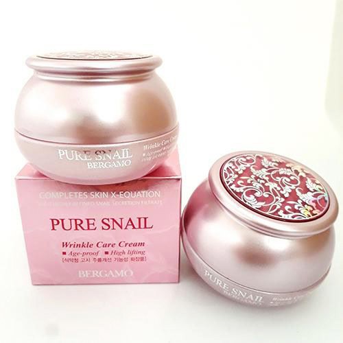 Kem dưỡng ẩm Bergamo Pure Snail Wrinkle Care Cream