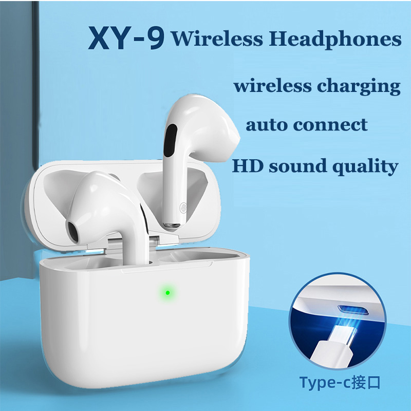 Tai Nghe Không Dây Kết Nối Bluetooth Xy9 Tws Có Đầu Cắm Type-C Cho Điện Thoại Android Iphone