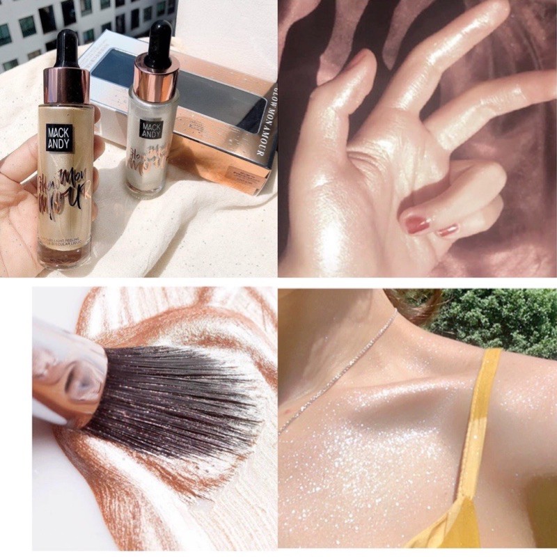 Nhũ Bắt Sáng Highlight  Dạng Chai  Kem Mack Andy | BigBuy360 - bigbuy360.vn