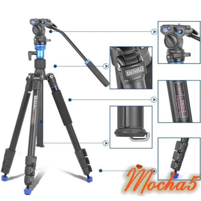 Chân máy ảnh BENRO A2883F Aero4 Mg - Aluminium Tripod siêu xịn chuyên nghiệp (mới 98%)