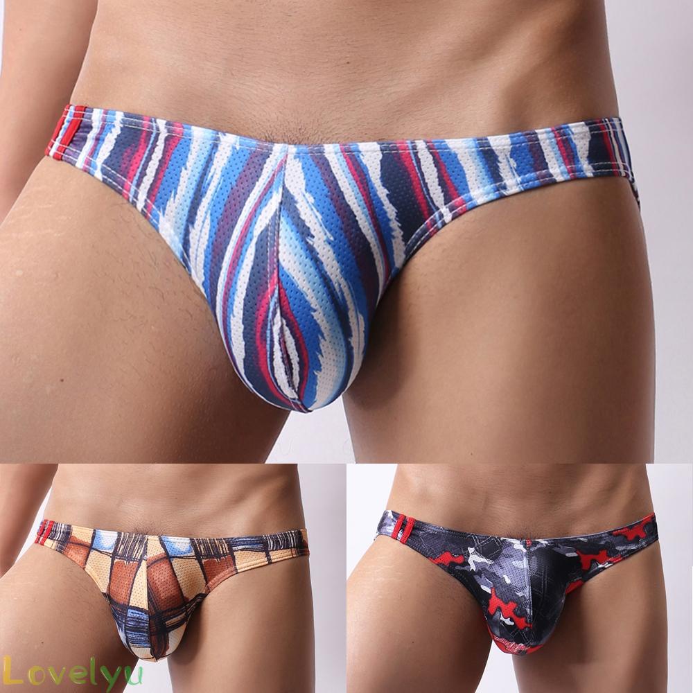 【LOVELYU】Underwear Swimwear Ultra-thin Underpants Bikini Breathable Bulge Pouch【Good Quality】