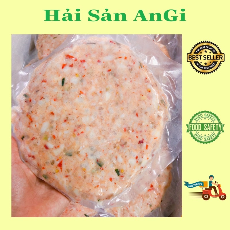 Chả trứng mực nguyên chất loại một 500gr