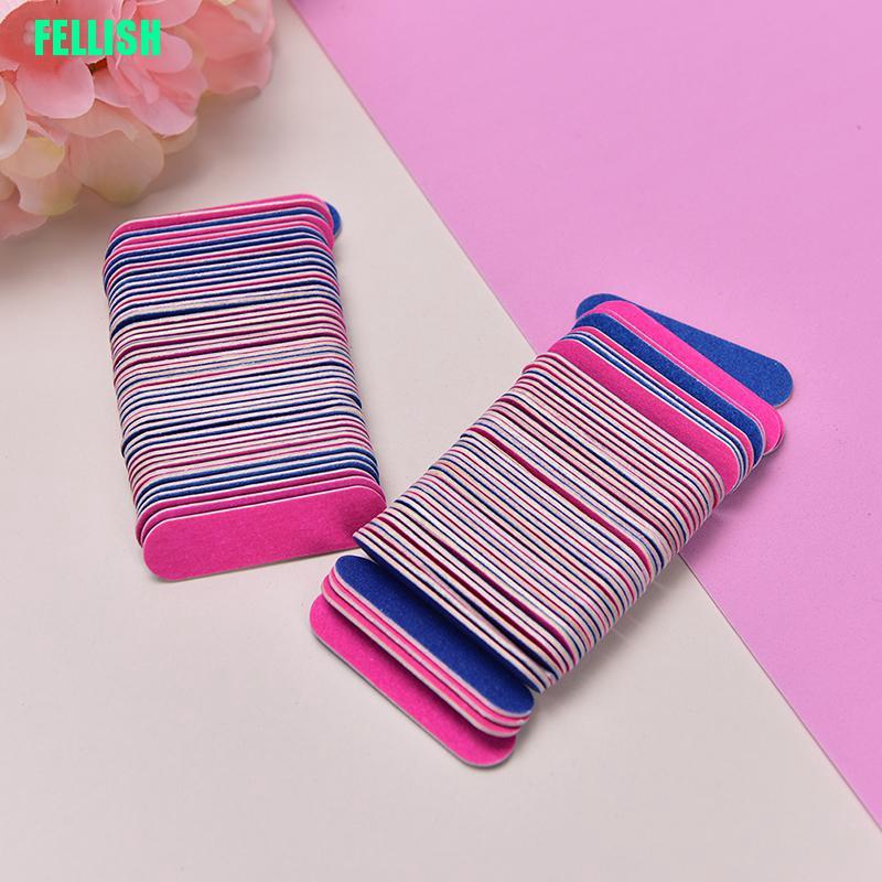 Bộ 100 Cây Dũa Móng Tay Mini Dùng Một Lần Tiện Lợi