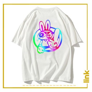 SALE- Áo BAD RABBIT phản quang 7 màu Unisex ( Đen, Trắng ) - áo cực chất