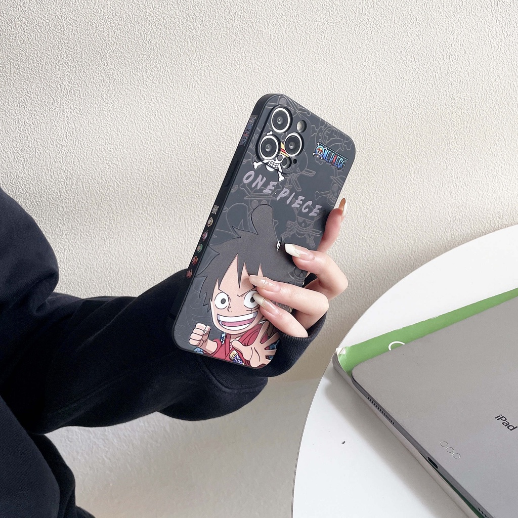 Ốp Điện Thoại Họa Tiết One Piece ZORO LUFFY Dành Cho for iPhone13Pro for iPhone12Pro XS for iPhone11 12Promax for iPhone12