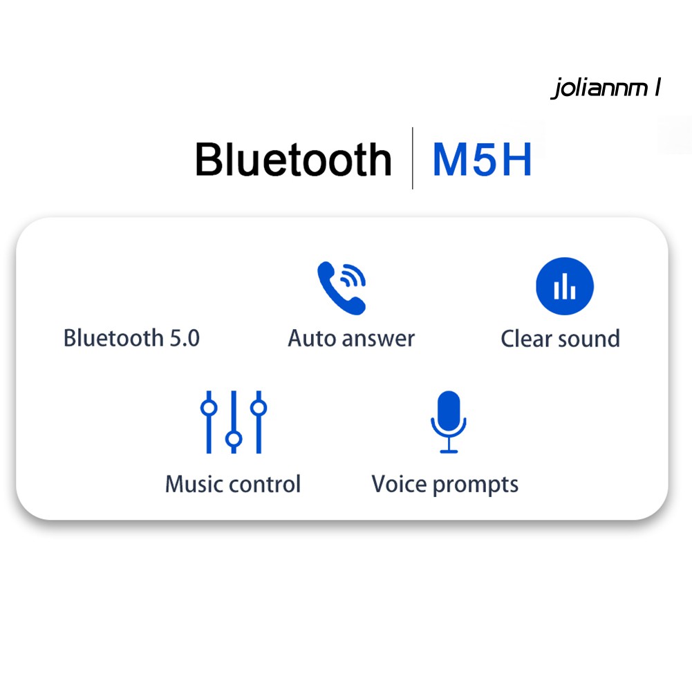 Tai Nghe Bluetooth 5.0 Jm M5h Gắn Mũ Bảo Hiểm