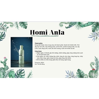 Nước súc miệng thảo dược Homi, ngừa sâu răng, thơm miệng, viêm lợi, chảy máu chân răng