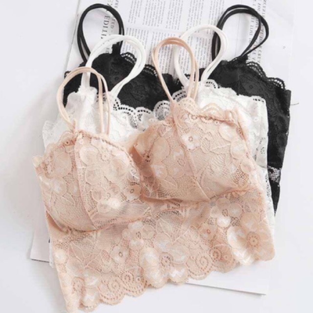 Áo bra ren 2 dây katun 618