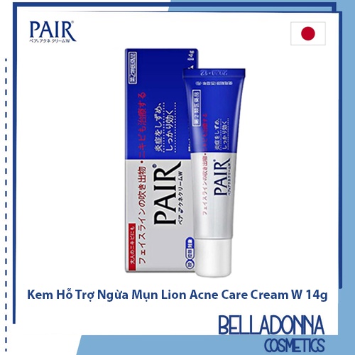 Kem Hỗ Trợ Ngừa Mụn Lion Acne Care Cream W 14G Nhật Bản