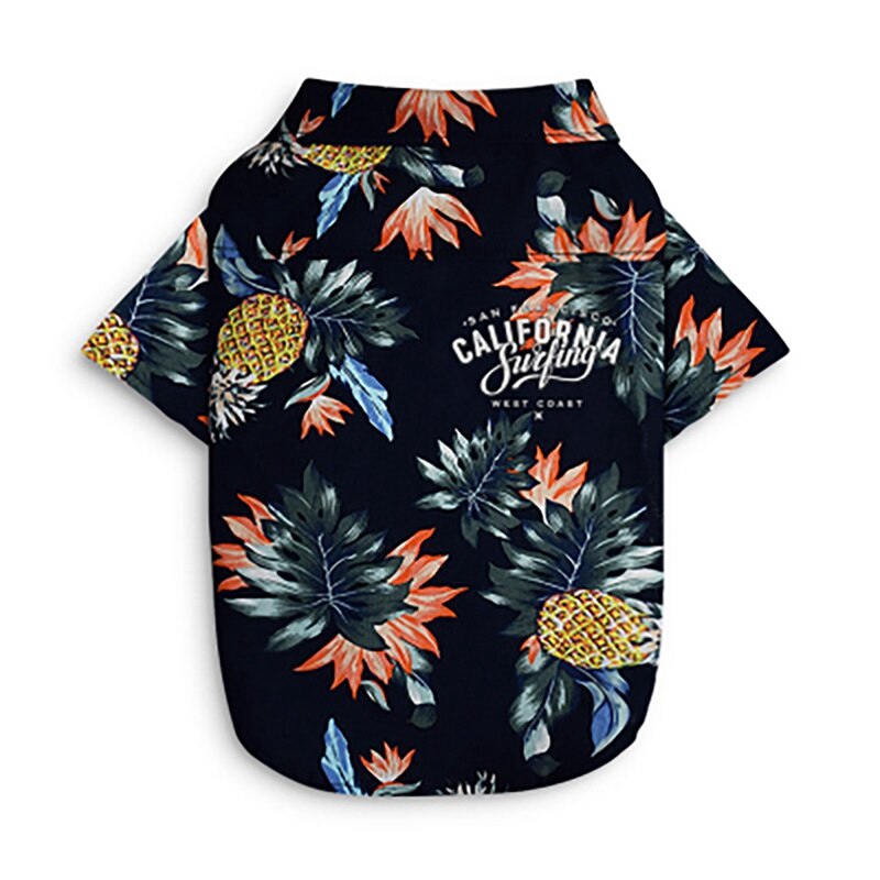 Áo thun in họa tiết Hawaii cho cún cưng 27