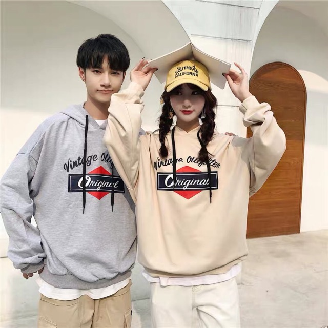 Áo hoodie nỉ form rộng unisex Original nam nữ ulzzang Wind | BigBuy360 - bigbuy360.vn