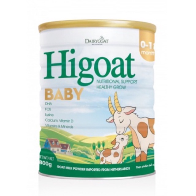 Sữa dê Higoat Baby loại 400g/ 800g