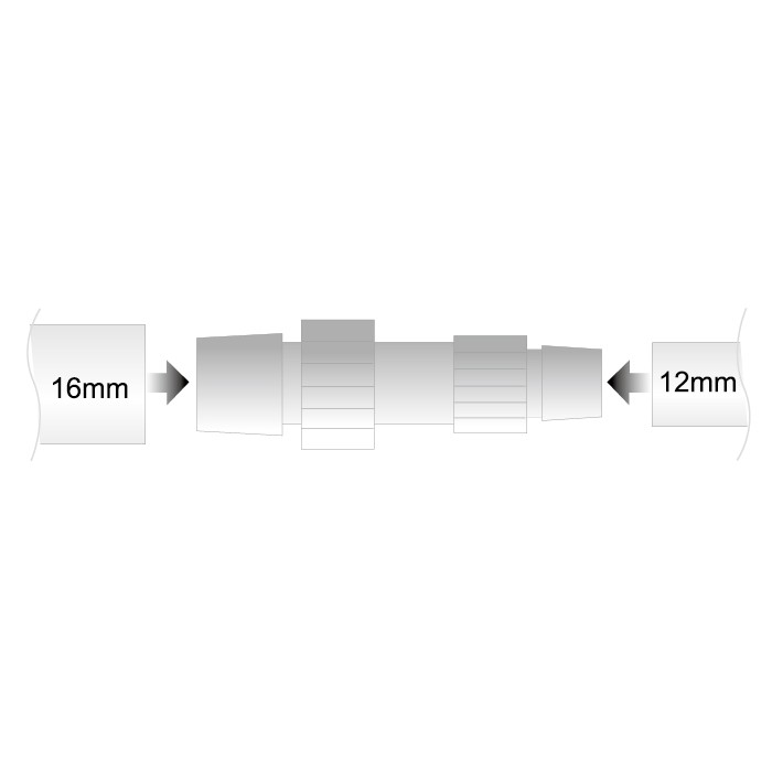 Ống điều chỉnh tăng giãm từ 16mm và 12mm cho bể cá cảnh orista đài loan