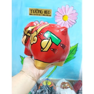 heo đất handmade - Ông Thần Tài