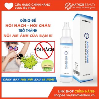 [ CHÍNH HÃNG] Xịt Khử Mùi  Dứt Điểm Hôi Nách, Hôi Chân anti odorapit-HATHOR BEAUTY (Kim Thiên Hoa)