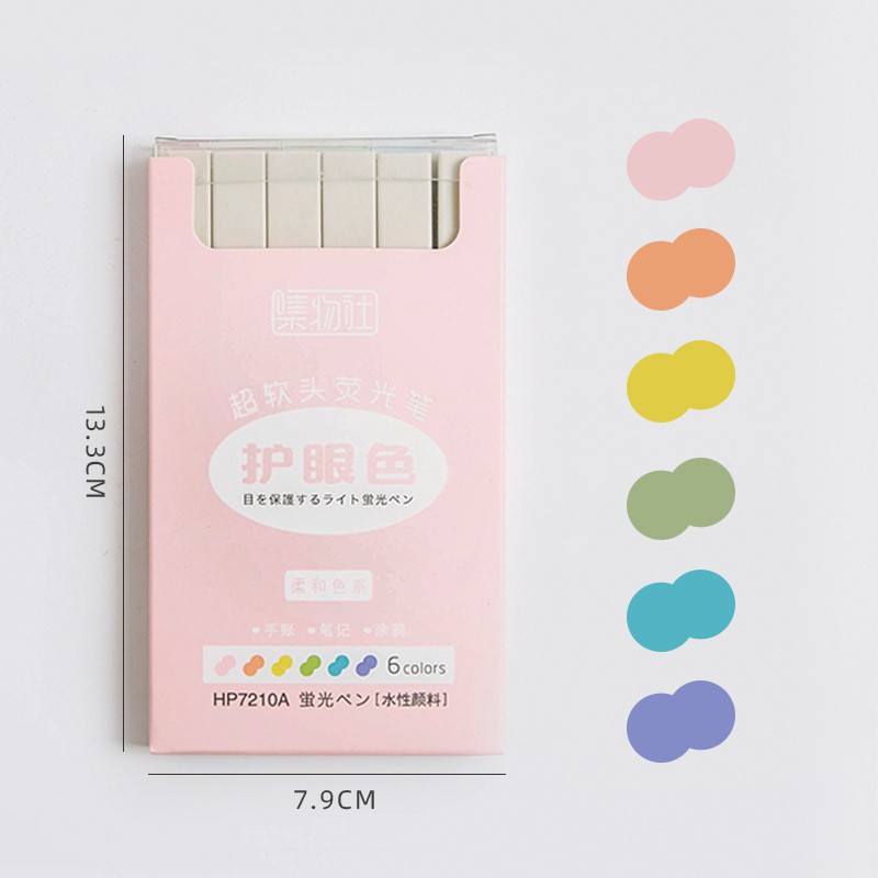 Set bút highlight từ vựng IELTS tiếng anh B03 màu Pastel Taro Stationery