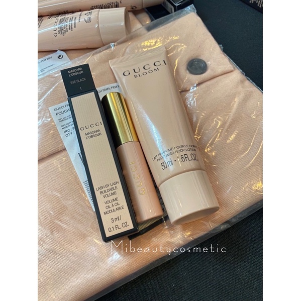 Set GUCCI 2 món : mascara + túi  - hàng chuẩn 💯