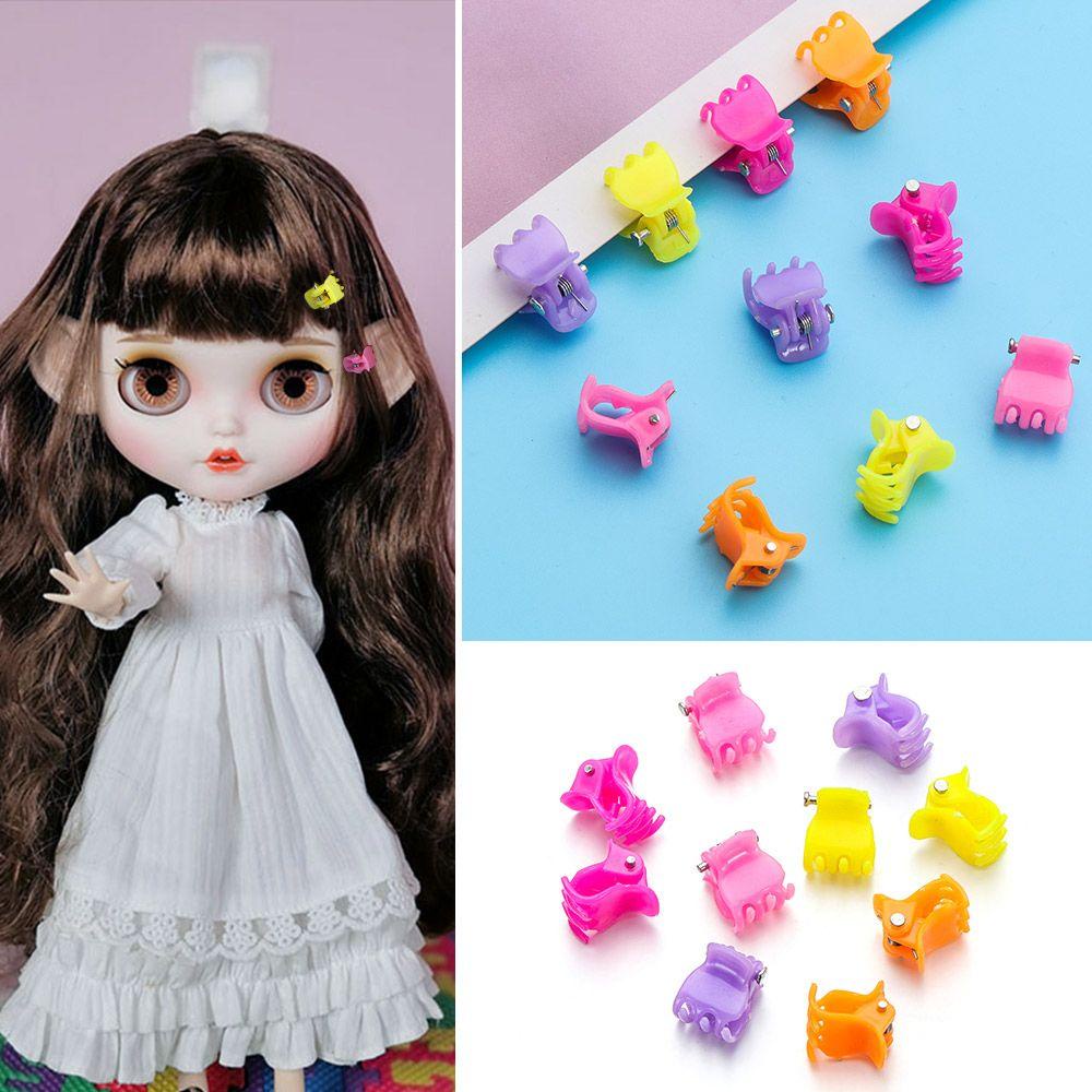 BEBETTERM Set 10 Kẹp Tóc 1cm Cho Búp Bê Barbie