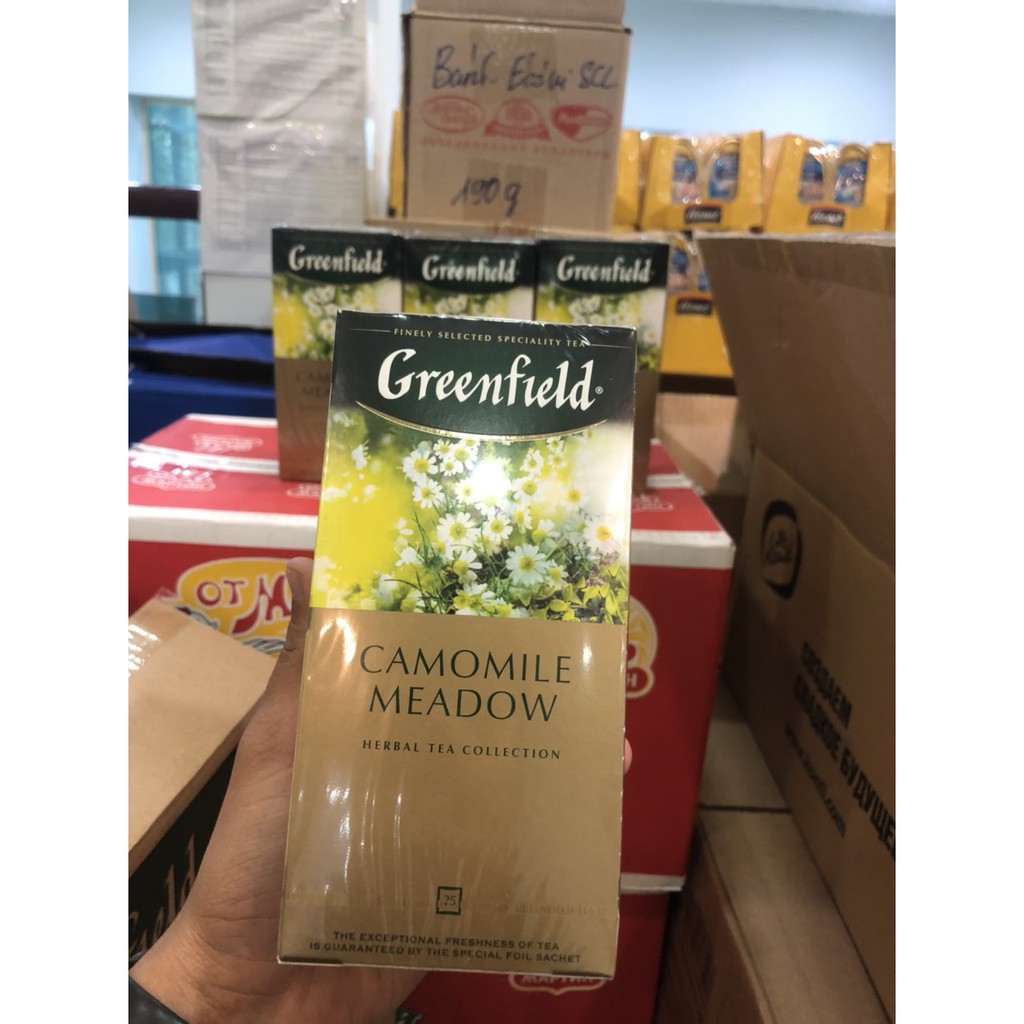 Trà hoa cúc Greenfield của Nga🇷🇺FREESHIP🇷🇺Trà nhúng Nga