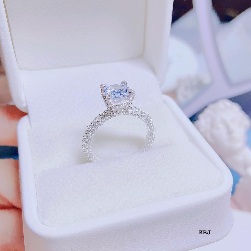 NHẪN NỮ ĐÁ CAO CỰC XINH BẠC TA