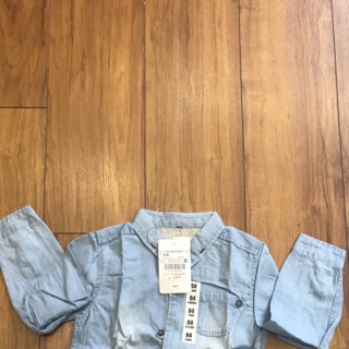 Áo denim bé trai, váy công chúa bé gái