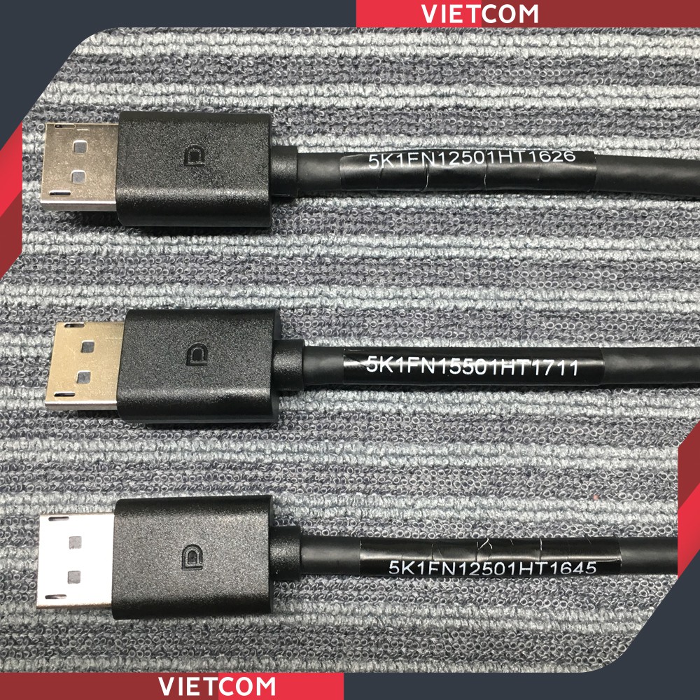 Cáp Displayport - Rev: 1.2 Support 2k/144Hz &amp; 4k/60Hz - Bóc Màn Hình Dell Cao Cấp