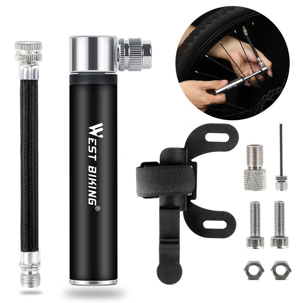 Ống Bơm Xe Đạp Mini Bằng Hợp Kim Nhôm 120 PSI