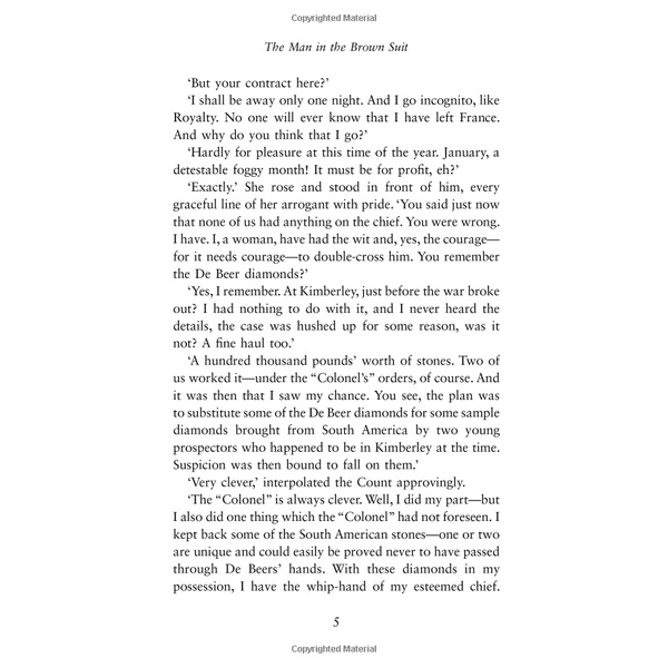 Sách Ngoại Văn - The Man In The Brown Suit