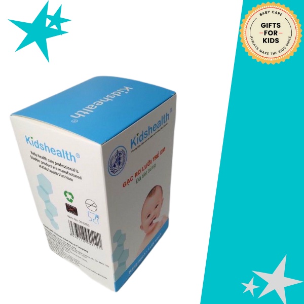 Đồ dùng cho bé Gạc Rơ Lưỡi Kidshealth  Tiện Lợi Dễ Dùng