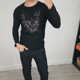 ÁO THUN LẠNH DÀI TAY ĐÍNH HẠT