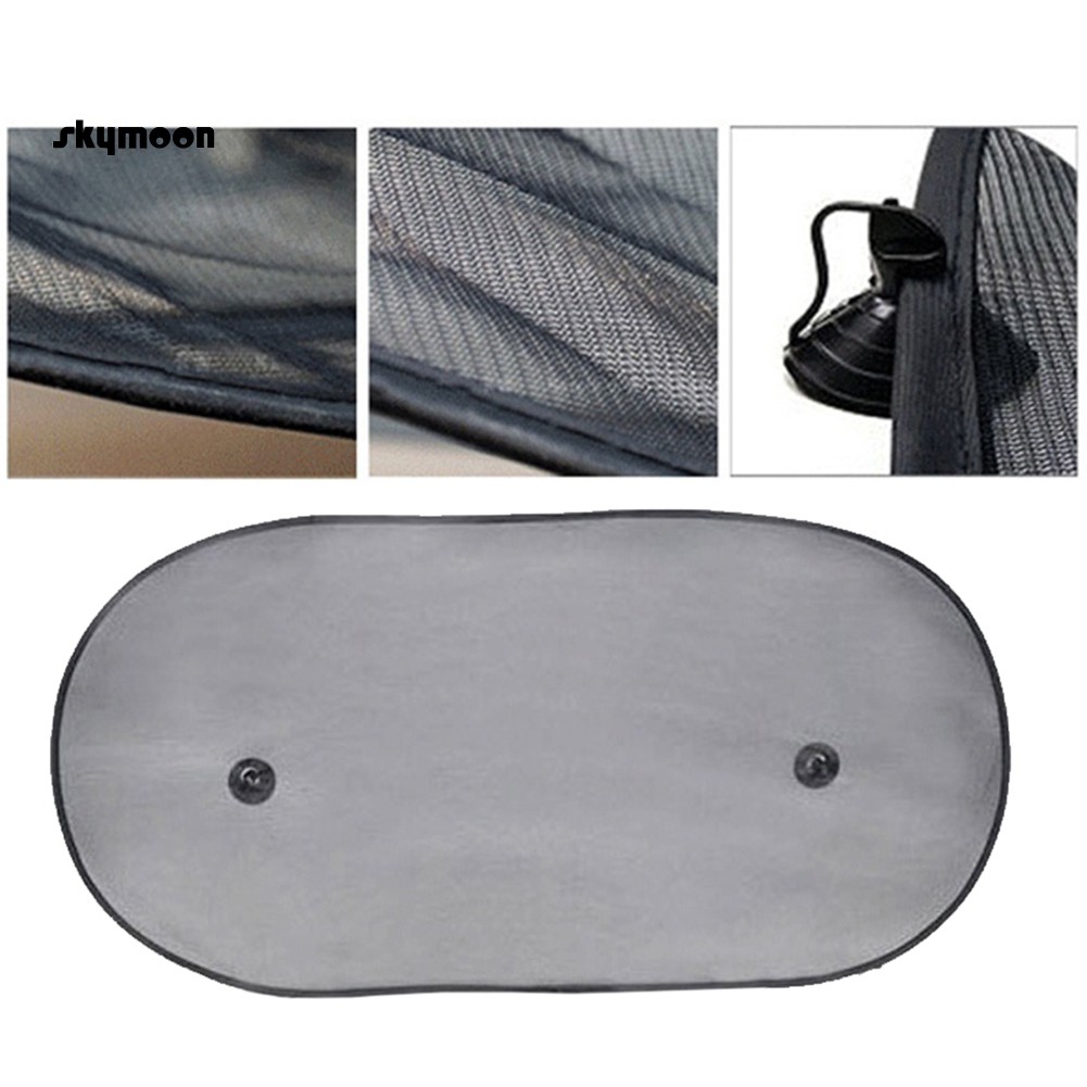 Tấm lưới che nắng chống tia UV gắn cửa sổ sau xe hơi kích thước 100x50cm
