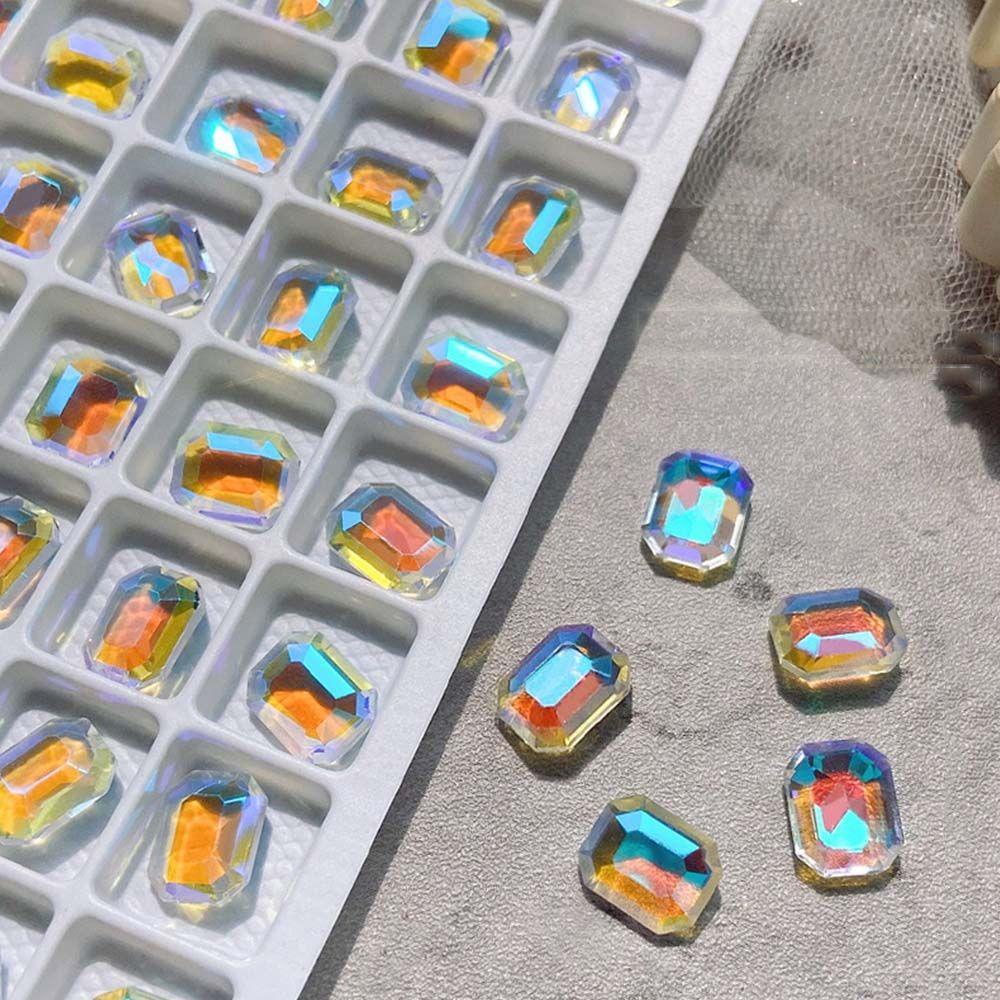 Móng Tay Giả Hình Trái Tim Bản Đồ Đại Dương|Phụ Kiện Trang Trí Móng Tay 3D Màu Sắc Xinh Xắn