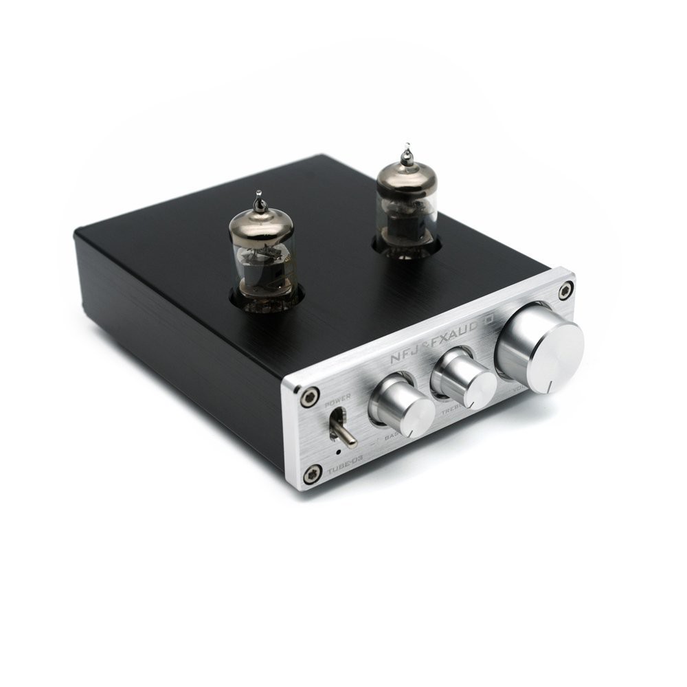 Âm ly Đèn Mini chỉnh Bass - Treble FX Audio TUBE-03 6J1 Preamplifier